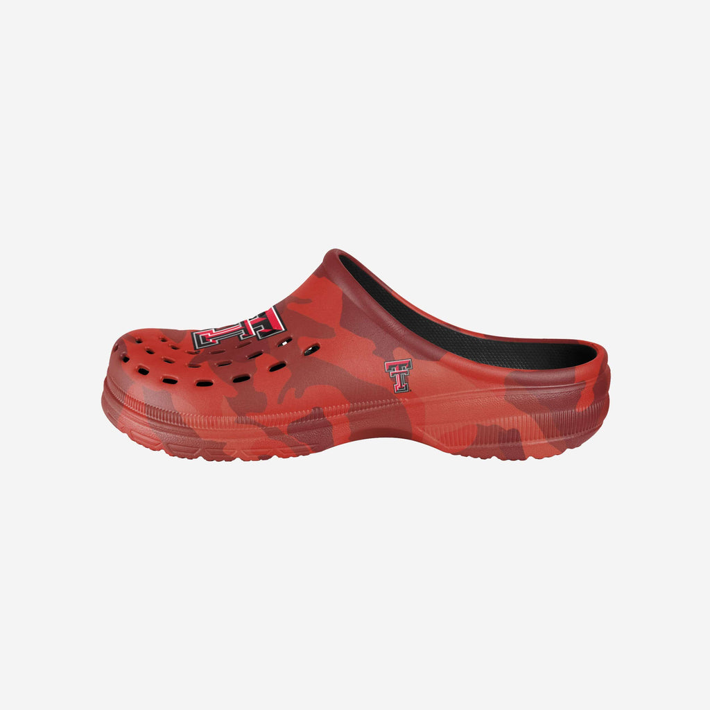 Texas Tech Red Raiders Tonal Camo Clog FOCO S - FOCO.com