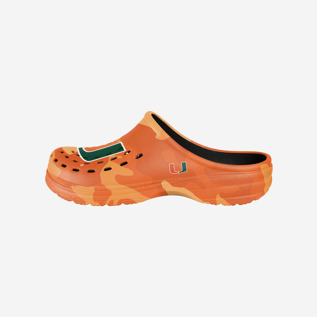 Miami Hurricanes Tonal Camo Clog FOCO S - FOCO.com