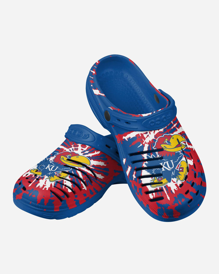 Kansas Jayhawks Tie-Dye Clog With Strap FOCO - FOCO.com