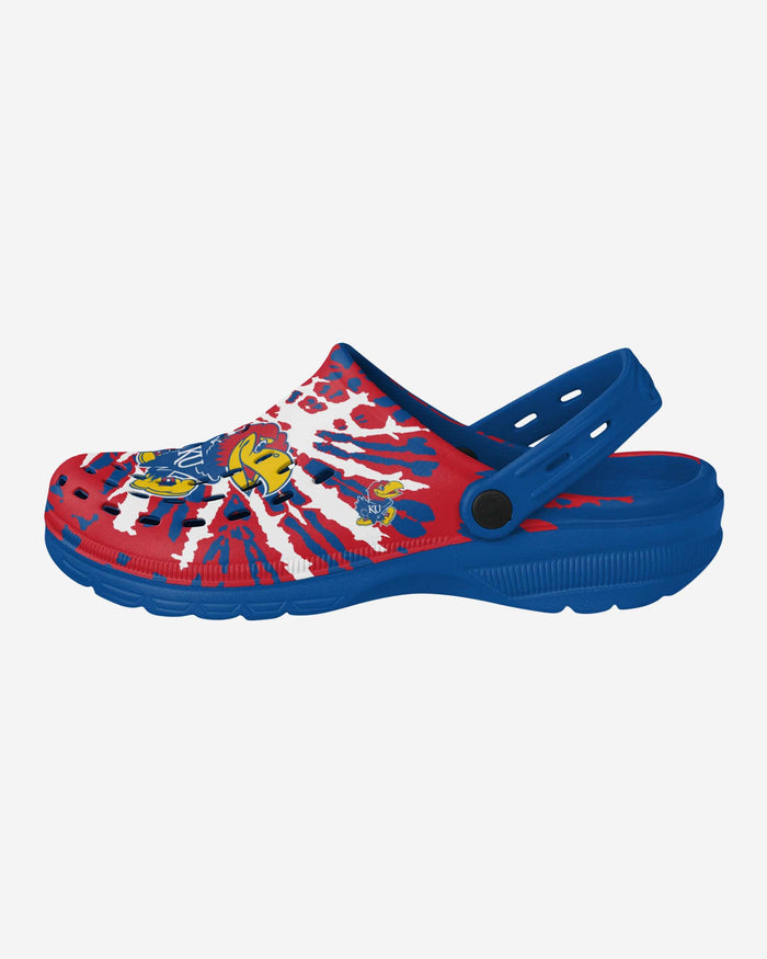 Kansas Jayhawks Tie-Dye Clog With Strap FOCO S - FOCO.com