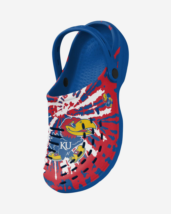 Kansas Jayhawks Tie-Dye Clog With Strap FOCO - FOCO.com