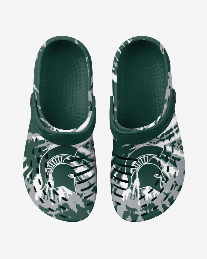 Michigan State Spartans Tie-Dye Clog With Strap FOCO - FOCO.com