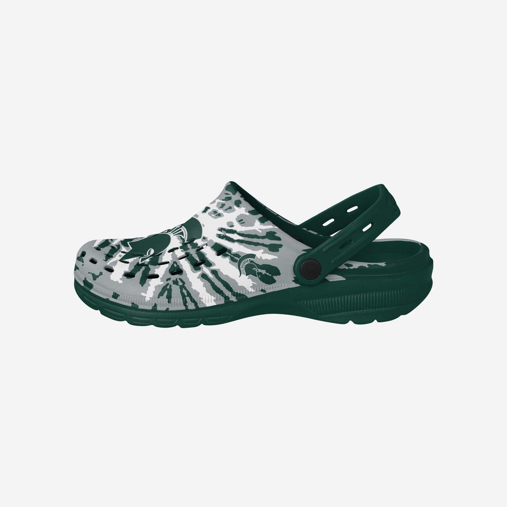 Michigan State Spartans Tie-Dye Clog With Strap FOCO S - FOCO.com