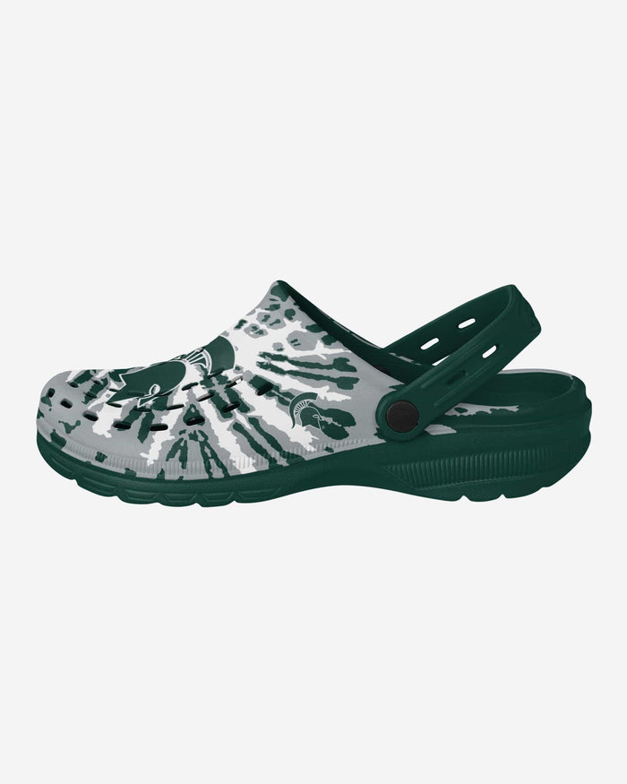 Michigan State Spartans Tie-Dye Clog With Strap FOCO S - FOCO.com