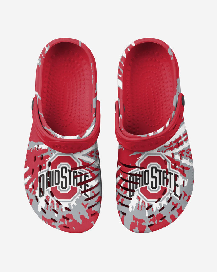 Ohio State Buckeyes Tie-Dye Clog With Strap FOCO - FOCO.com