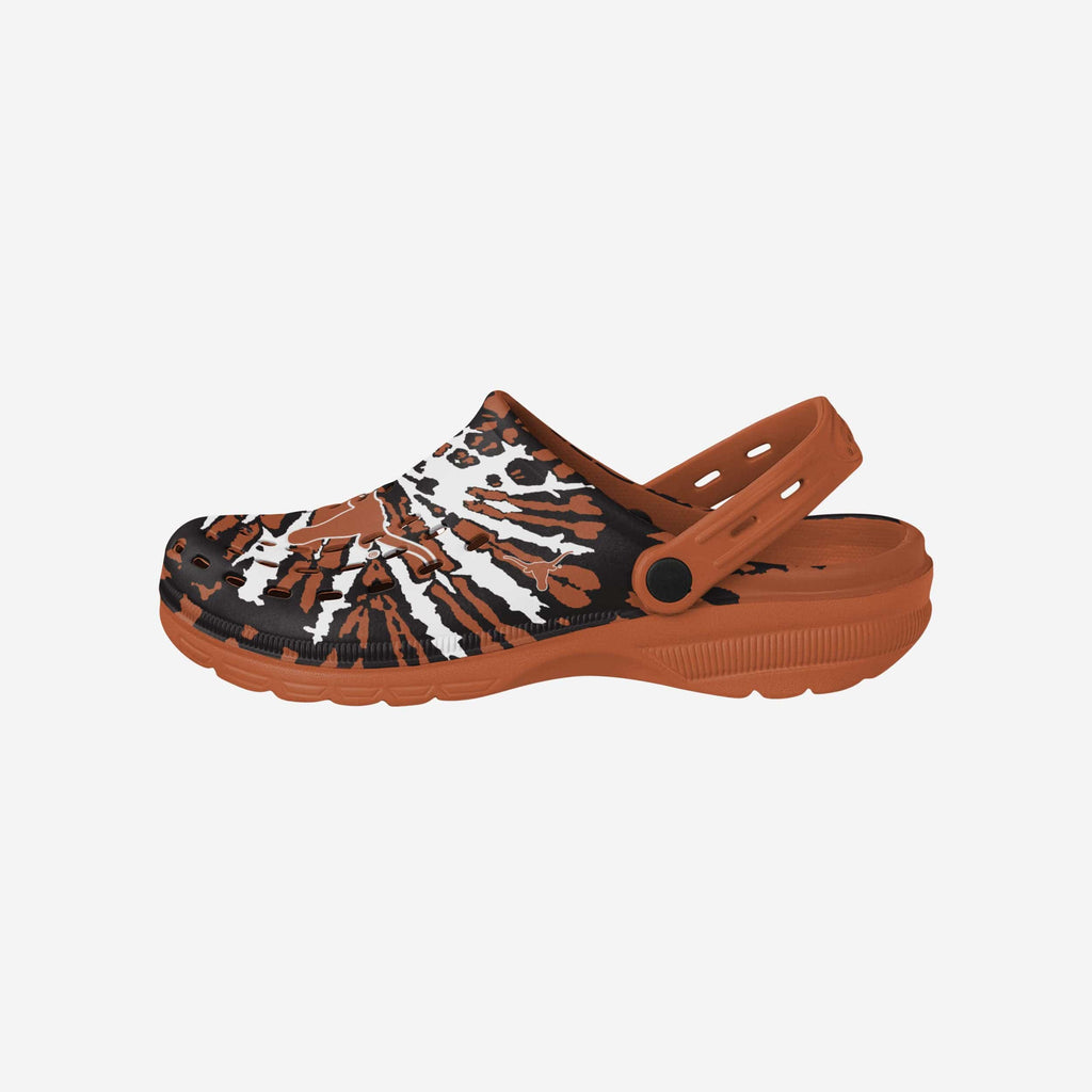 Texas Longhorns Tie-Dye Clog With Strap FOCO S - FOCO.com