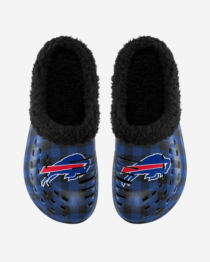 Buffalo Bills Sherpa Lined Buffalo Check Clog FOCO - FOCO.com