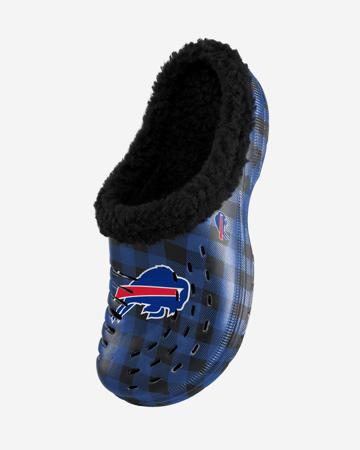 Buffalo Bills Sherpa Lined Buffalo Check Clog FOCO - FOCO.com