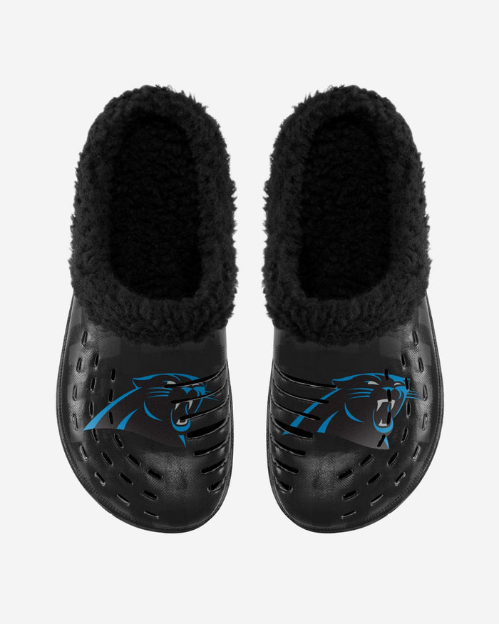 Carolina Panthers Sherpa Lined Buffalo Check Clog FOCO - FOCO.com