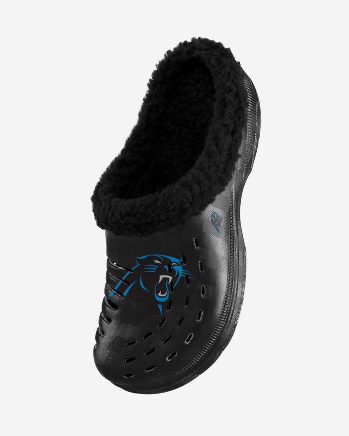 Carolina Panthers Sherpa Lined Buffalo Check Clog FOCO - FOCO.com