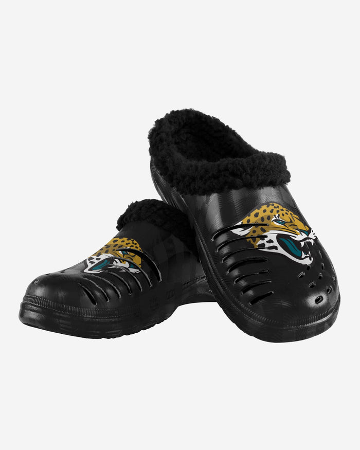 Jacksonville Jaguars Sherpa Lined Buffalo Check Clog FOCO - FOCO.com