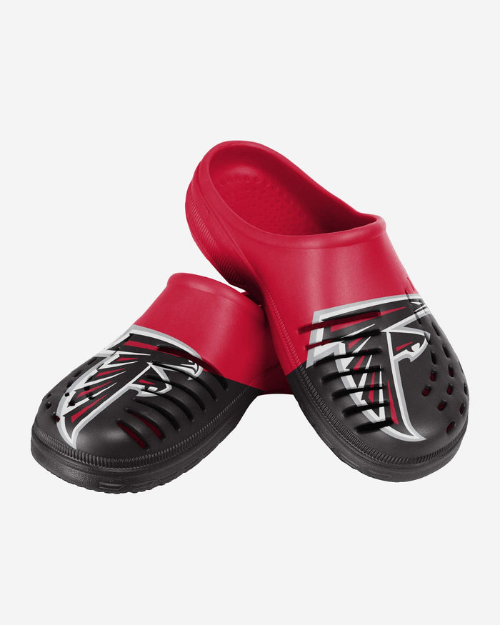 Atlanta Falcons Colorblock Big Logo Clog FOCO - FOCO.com