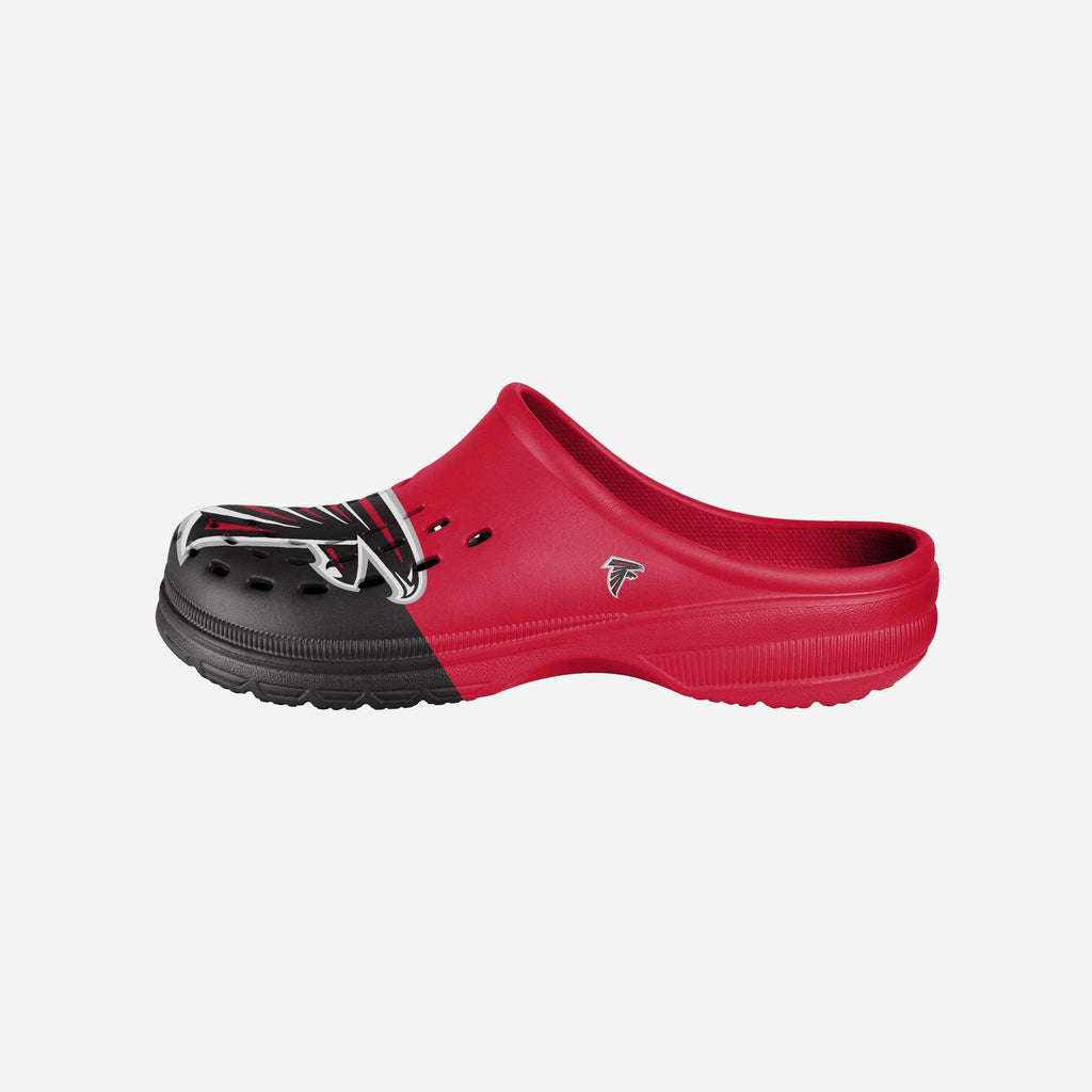 Atlanta Falcons Colorblock Big Logo Clog FOCO - FOCO.com