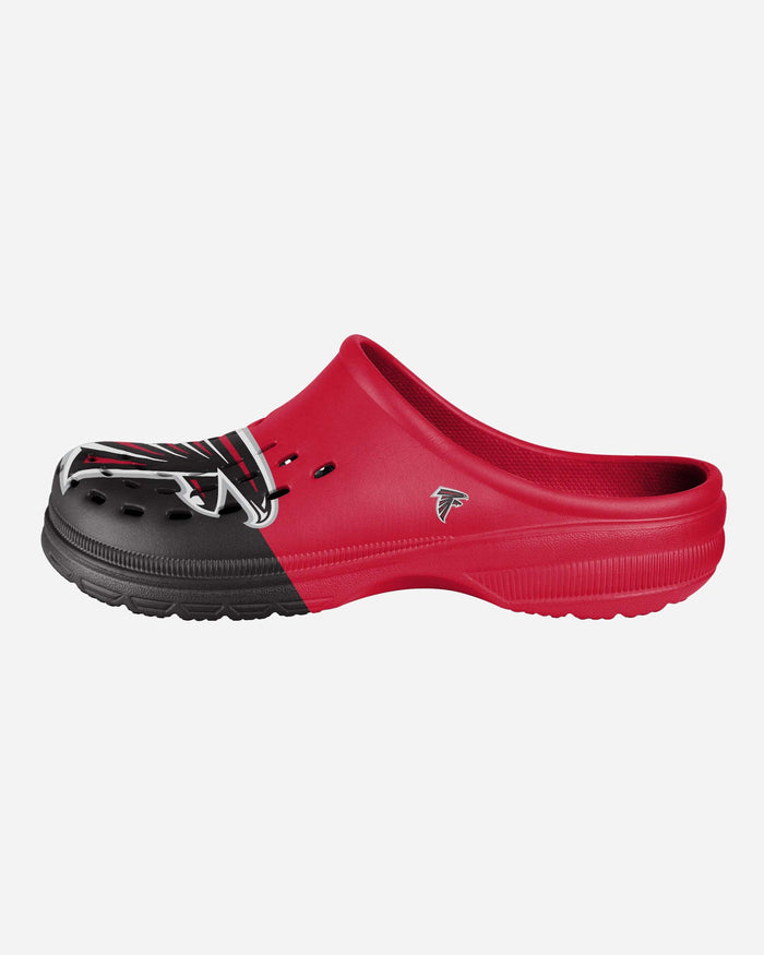 Atlanta Falcons Colorblock Big Logo Clog FOCO - FOCO.com