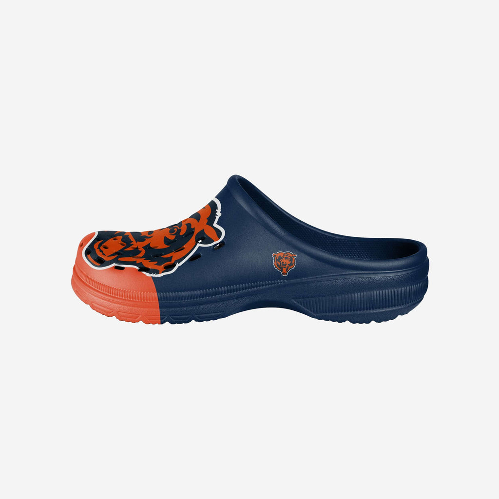 Chicago Bears Colorblock Big Logo Clog FOCO - FOCO.com