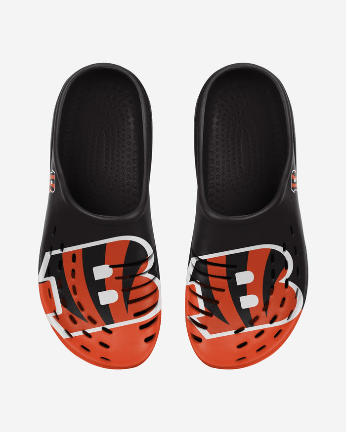 Cincinnati Bengals Colorblock Big Logo Clog FOCO S - FOCO.com