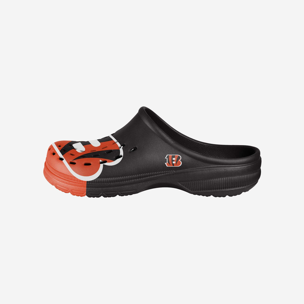 Cincinnati Bengals Colorblock Big Logo Clog FOCO - FOCO.com