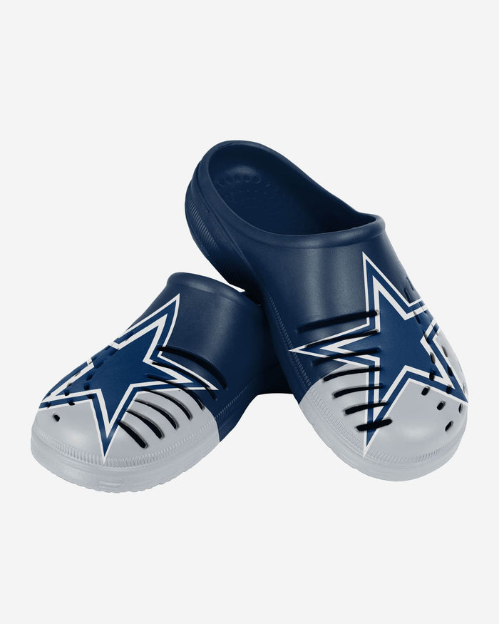 Dallas Cowboys Colorblock Big Logo Clog FOCO - FOCO.com