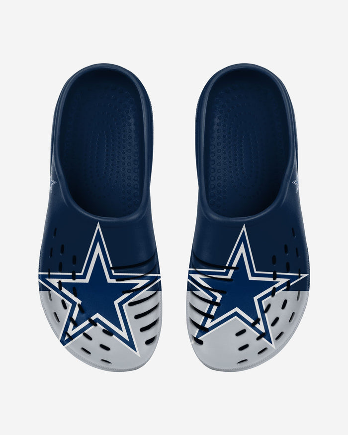 Dallas Cowboys Colorblock Big Logo Clog FOCO S - FOCO.com