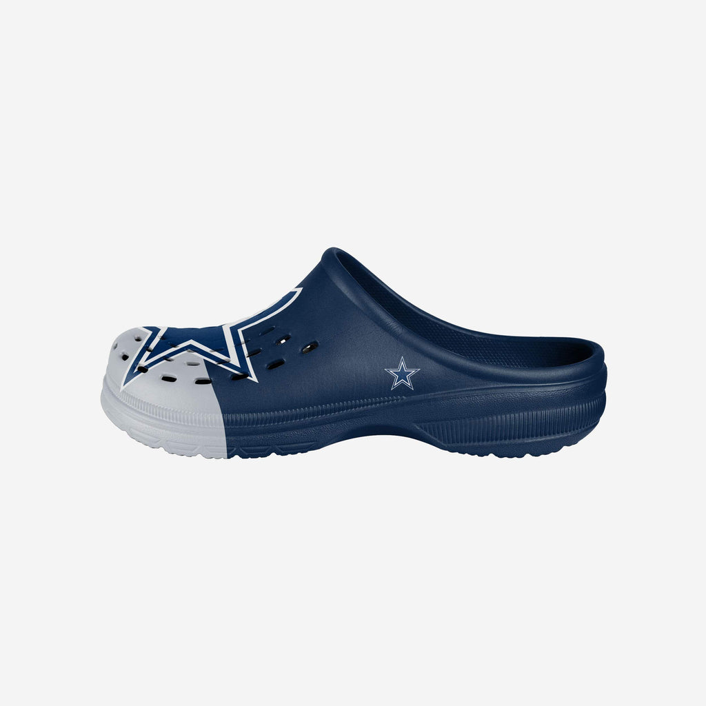 Dallas Cowboys Colorblock Big Logo Clog FOCO - FOCO.com