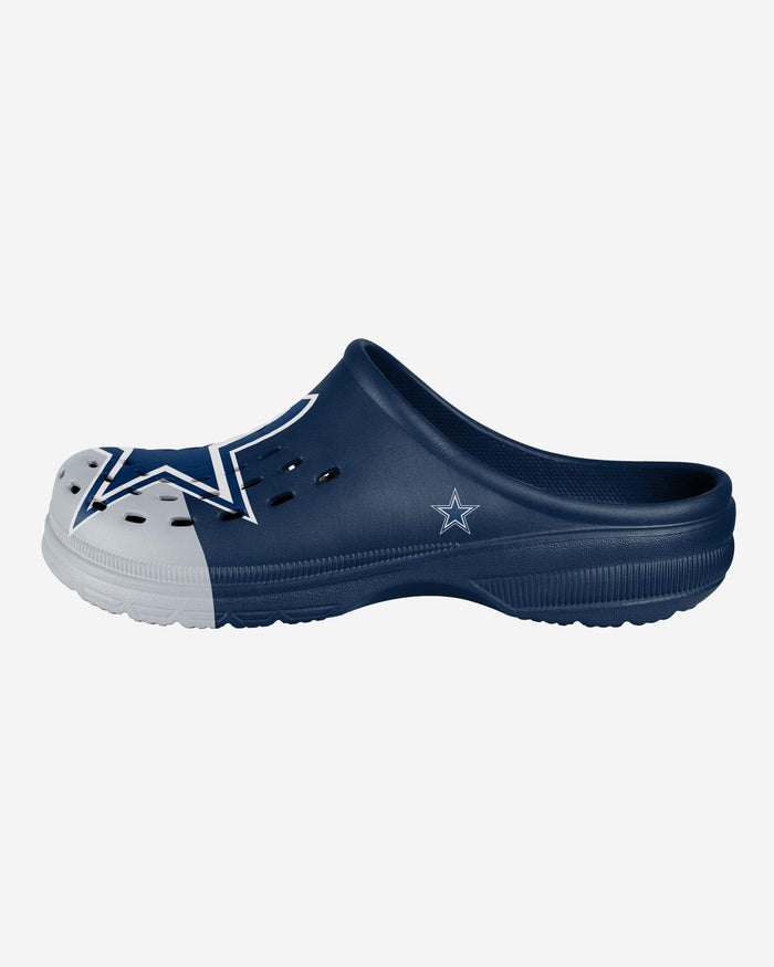 Dallas Cowboys Colorblock Big Logo Clog FOCO - FOCO.com