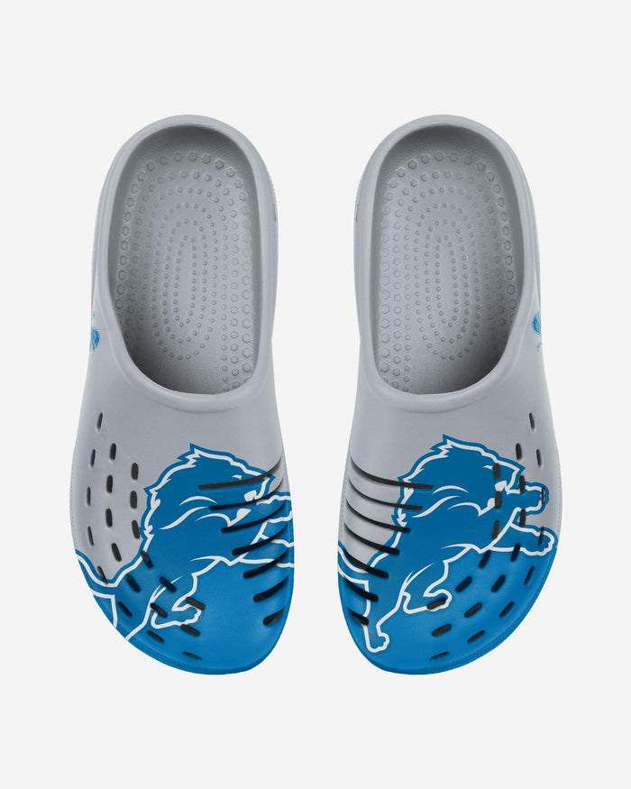 Detroit Lions Colorblock Big Logo Clog FOCO S - FOCO.com