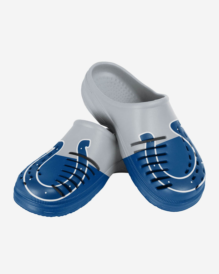 Indianapolis Colts Colorblock Big Logo Clog FOCO - FOCO.com