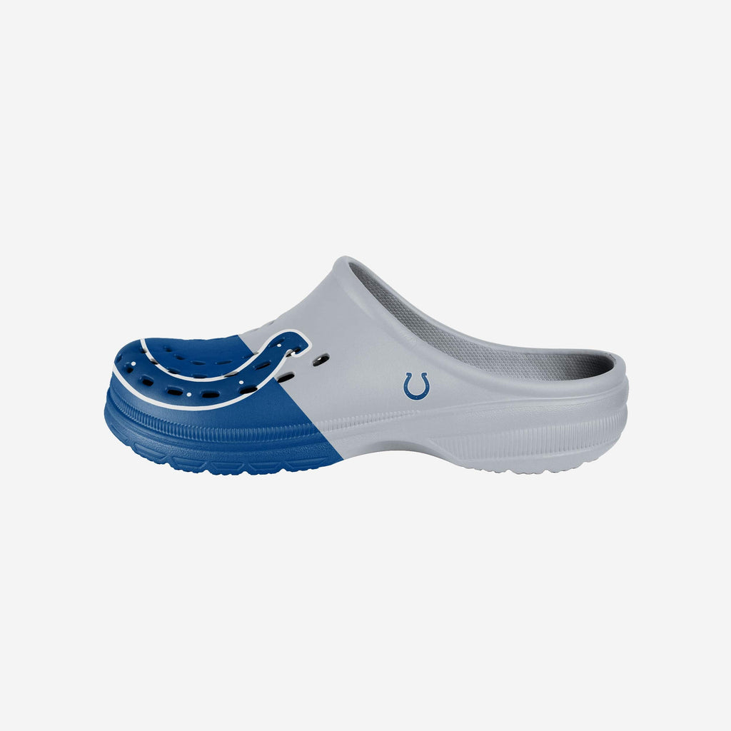 Indianapolis Colts Colorblock Big Logo Clog FOCO - FOCO.com