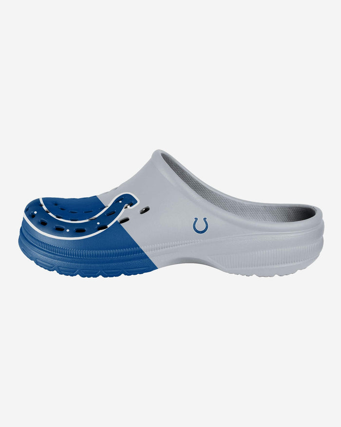 Indianapolis Colts Colorblock Big Logo Clog FOCO - FOCO.com