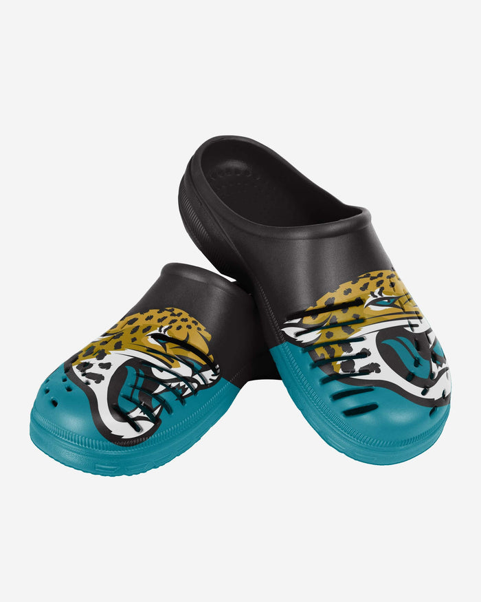 Jacksonville Jaguars Colorblock Big Logo Clog FOCO - FOCO.com