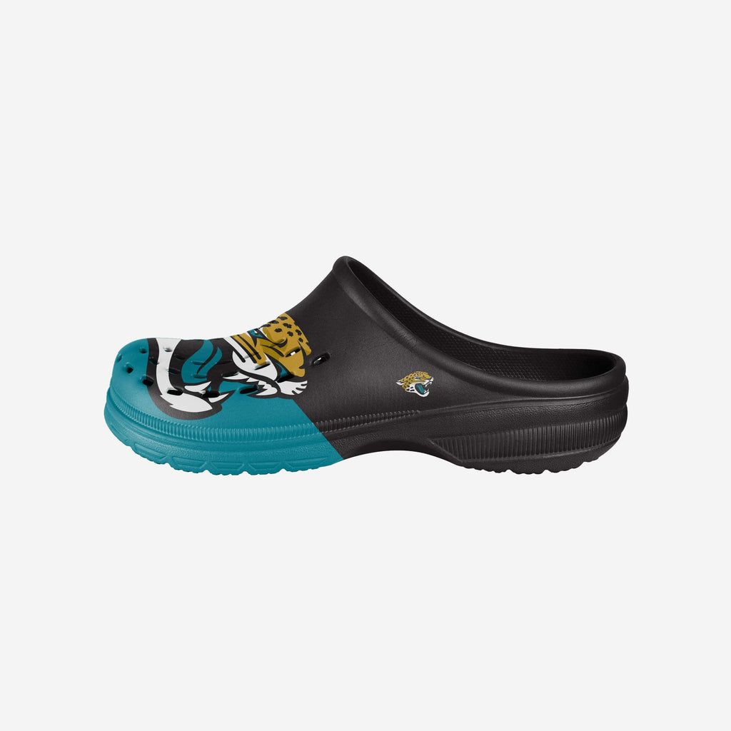 Jacksonville Jaguars Colorblock Big Logo Clog FOCO - FOCO.com