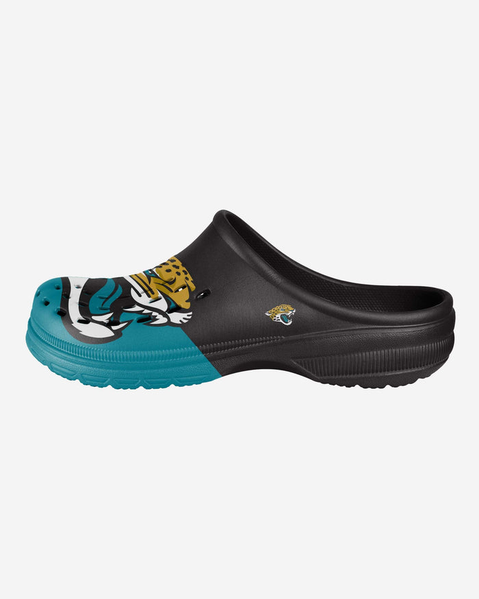 Jacksonville Jaguars Colorblock Big Logo Clog FOCO - FOCO.com