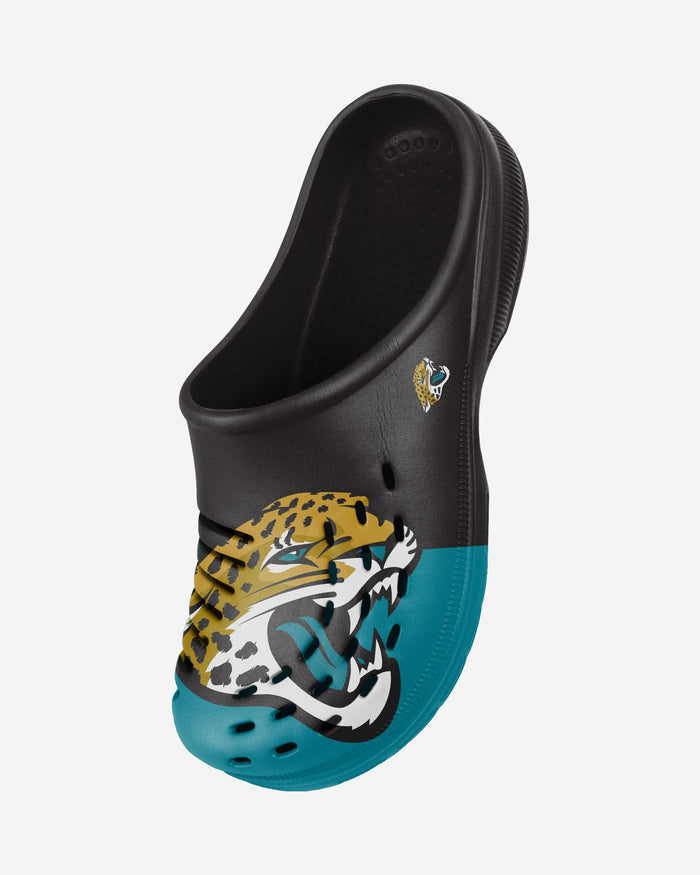 Jacksonville Jaguars Colorblock Big Logo Clog FOCO - FOCO.com