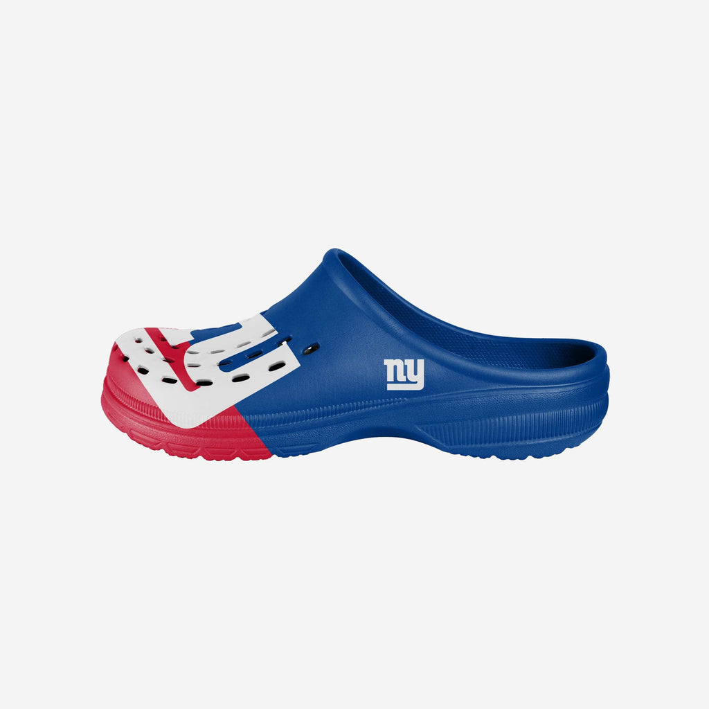 New York Giants Colorblock Big Logo Clog FOCO - FOCO.com