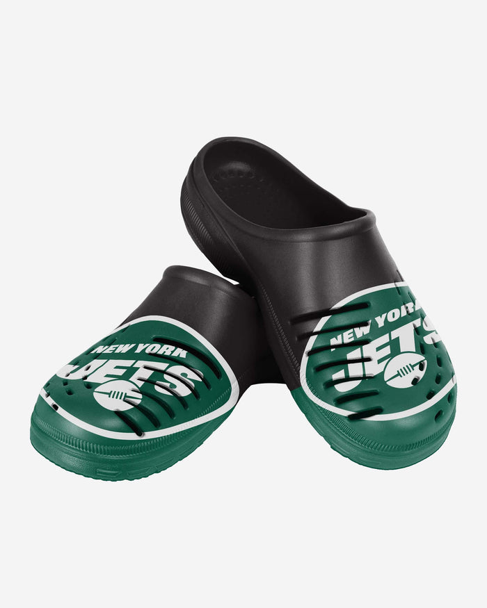 New York Jets Colorblock Big Logo Clog FOCO - FOCO.com