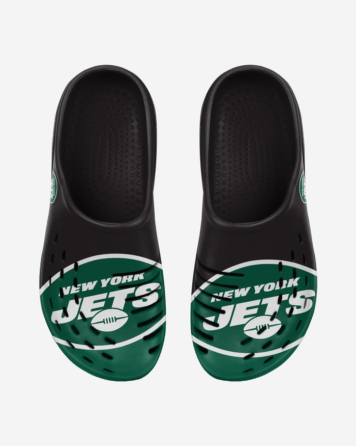 New York Jets Colorblock Big Logo Clog FOCO S - FOCO.com