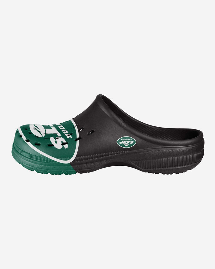 New York Jets Colorblock Big Logo Clog FOCO - FOCO.com