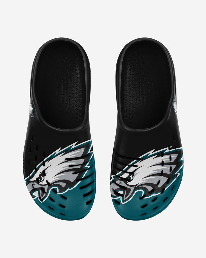 Philadelphia Eagles Colorblock Big Logo Clog FOCO S - FOCO.com