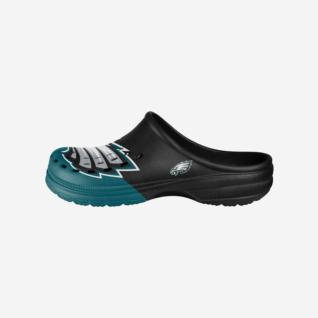 Philadelphia Eagles Colorblock Big Logo Clog FOCO - FOCO.com