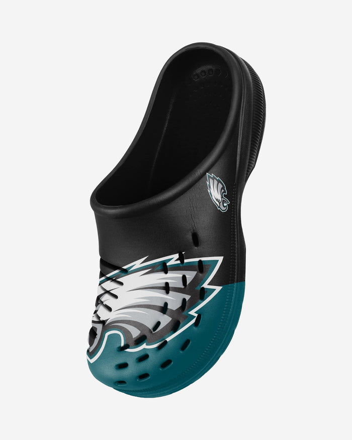 Philadelphia Eagles Colorblock Big Logo Clog FOCO - FOCO.com