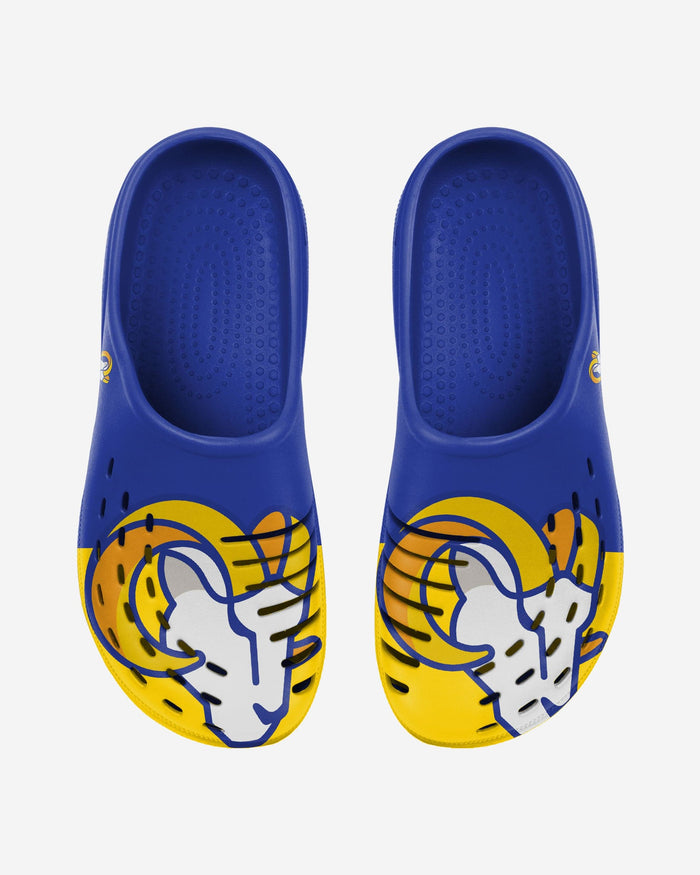 Los Angeles Rams Colorblock Big Logo Clog FOCO S - FOCO.com