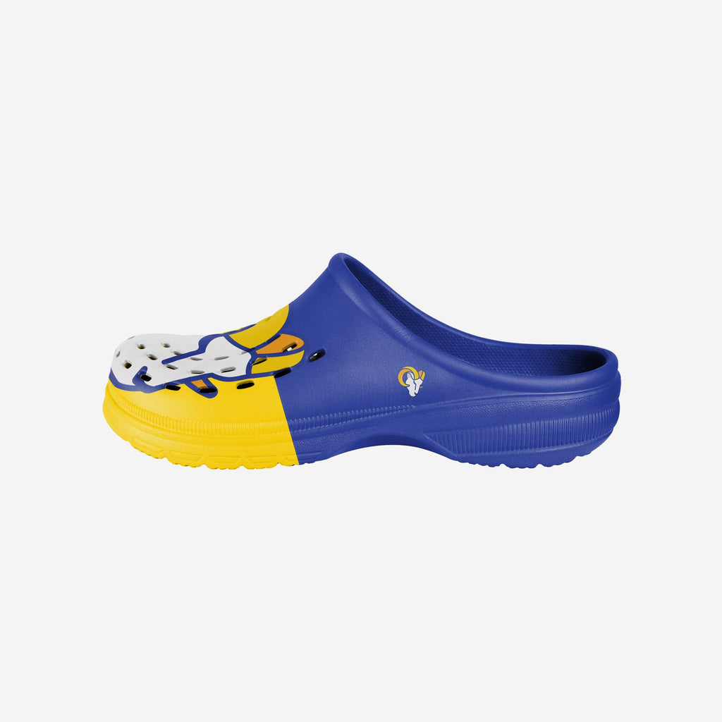 Los Angeles Rams Colorblock Big Logo Clog FOCO - FOCO.com