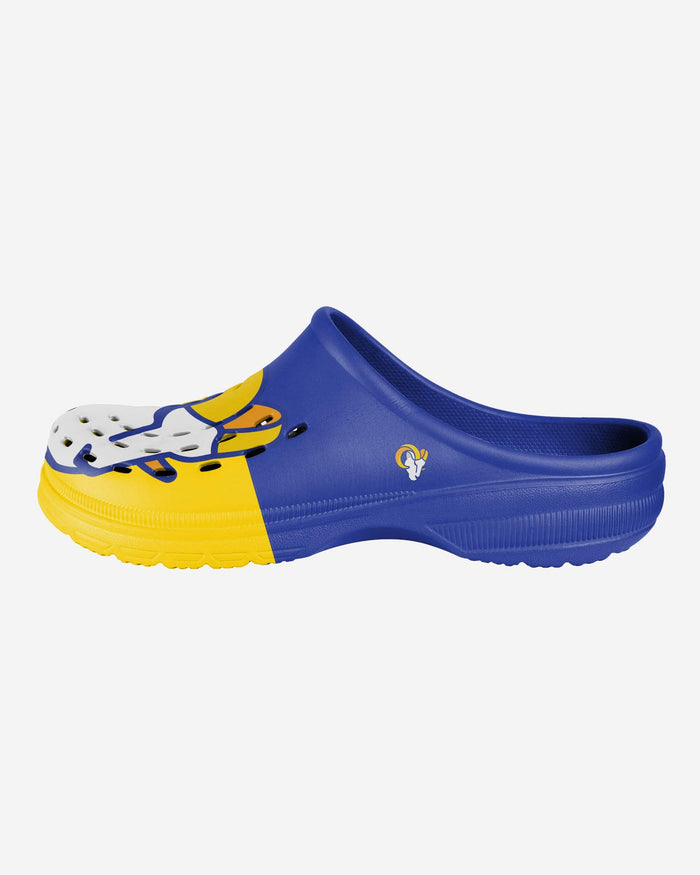 Los Angeles Rams Colorblock Big Logo Clog FOCO - FOCO.com