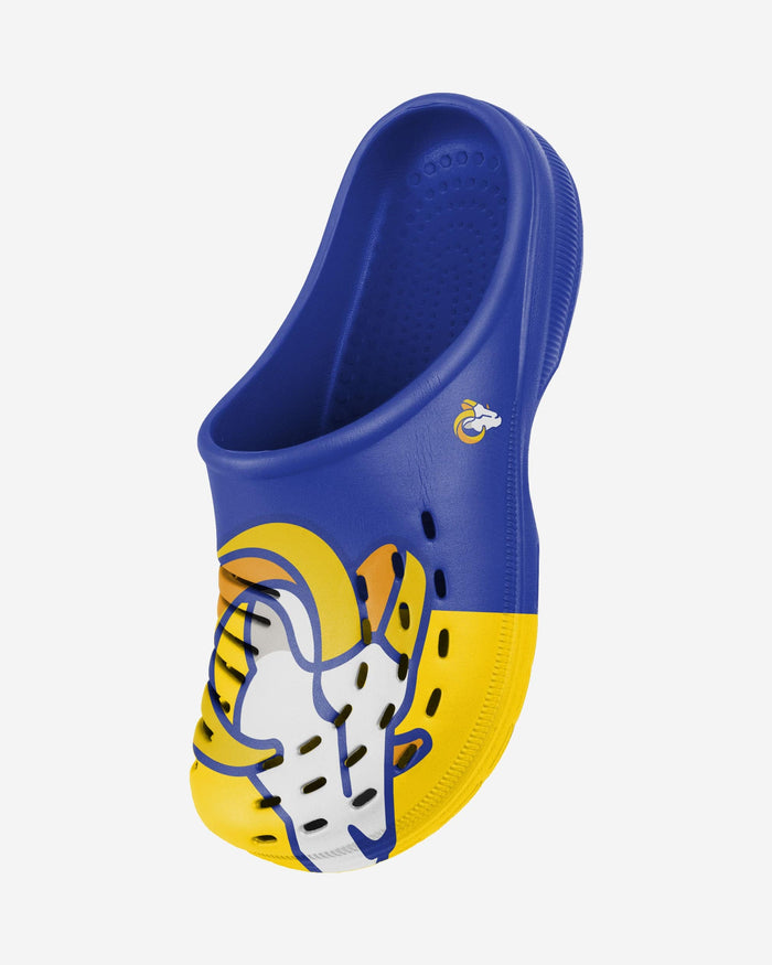 Los Angeles Rams Colorblock Big Logo Clog FOCO - FOCO.com