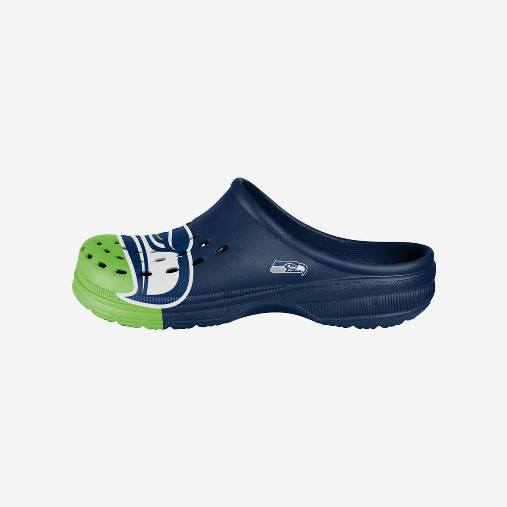 Seattle Seahawks Colorblock Big Logo Clog FOCO - FOCO.com