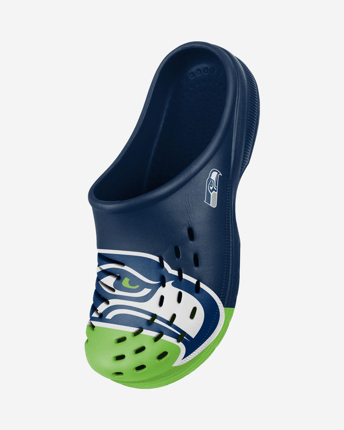 Seattle Seahawks Colorblock Big Logo Clog FOCO - FOCO.com