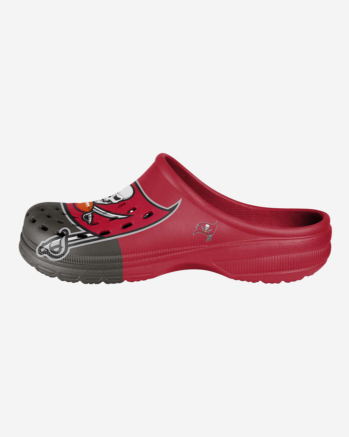 Tampa Bay Buccaneers Colorblock Big Logo Clog FOCO - FOCO.com