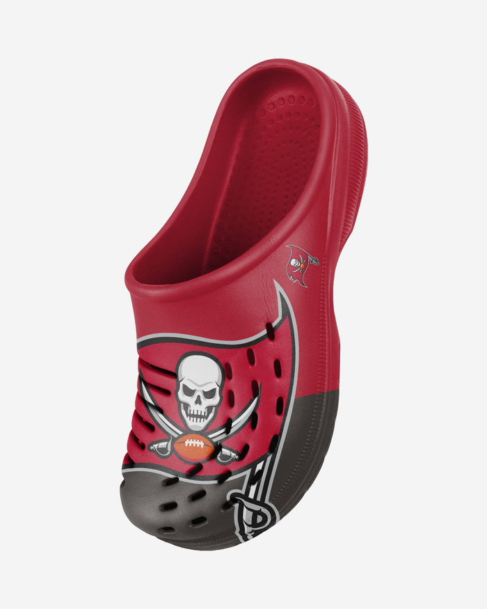 Tampa Bay Buccaneers Colorblock Big Logo Clog FOCO - FOCO.com