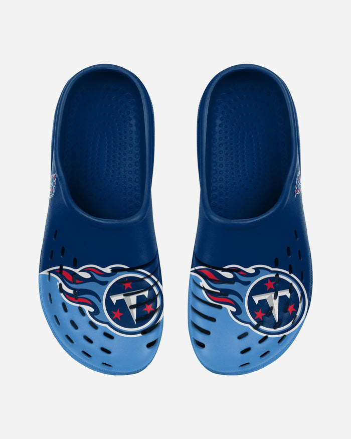 Tennessee Titans Colorblock Big Logo Clog FOCO S - FOCO.com