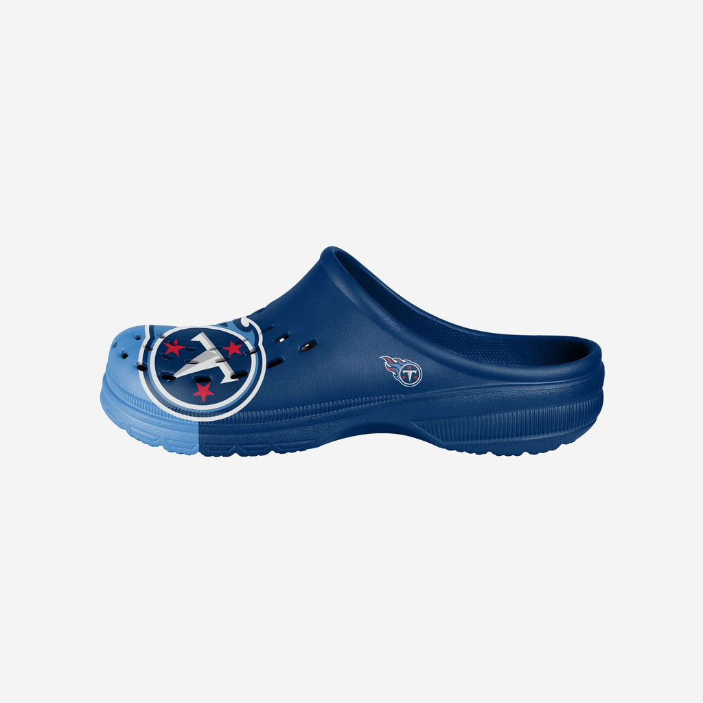 Tennessee Titans Colorblock Big Logo Clog FOCO - FOCO.com